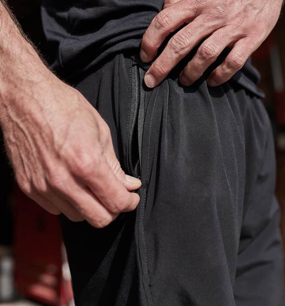 GORUCK American Training Shorts - 7.5 black zipper
