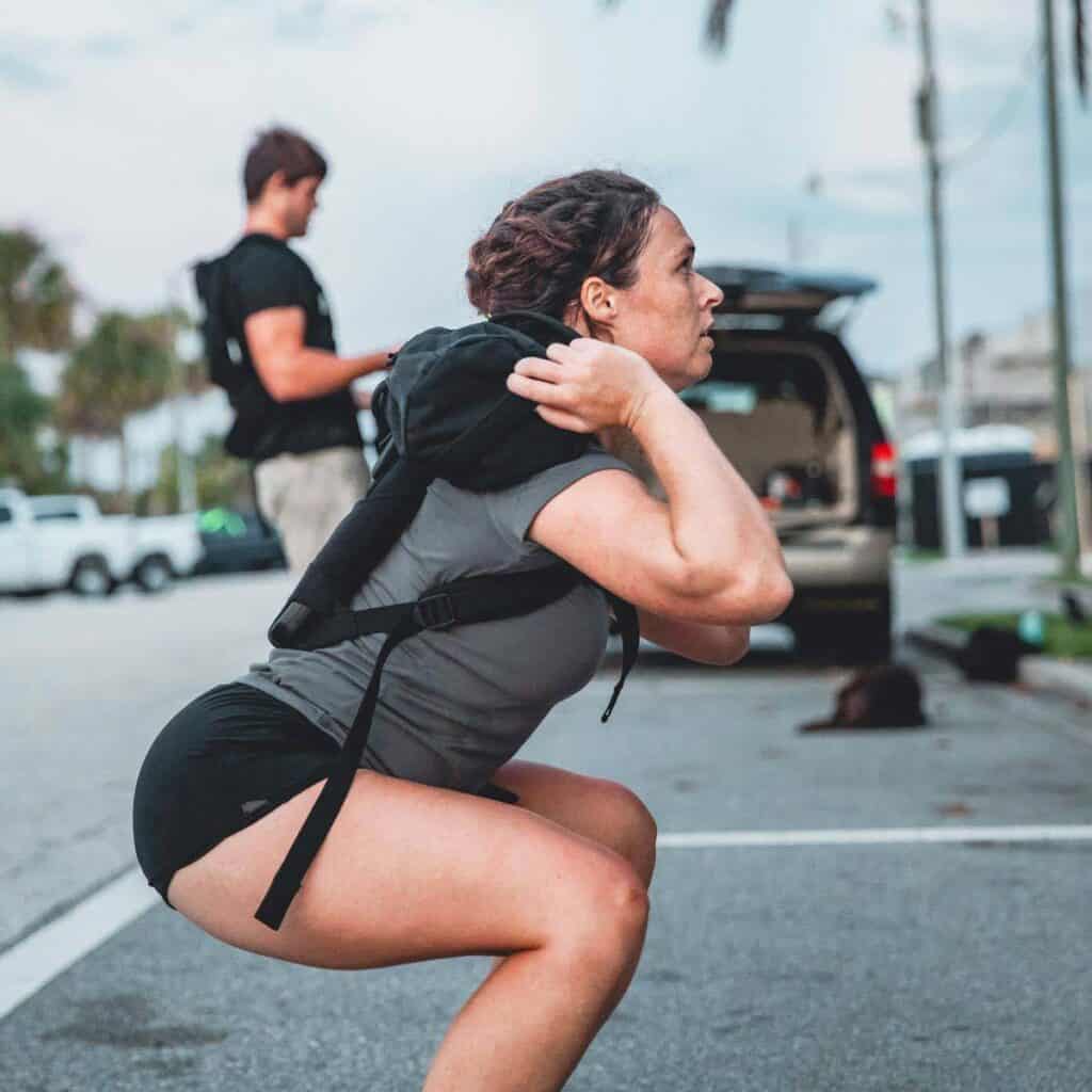 GORUCK Women's American Training Shorts women's squat