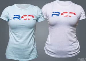 Rep Fitness Flag Tshirt Womens two