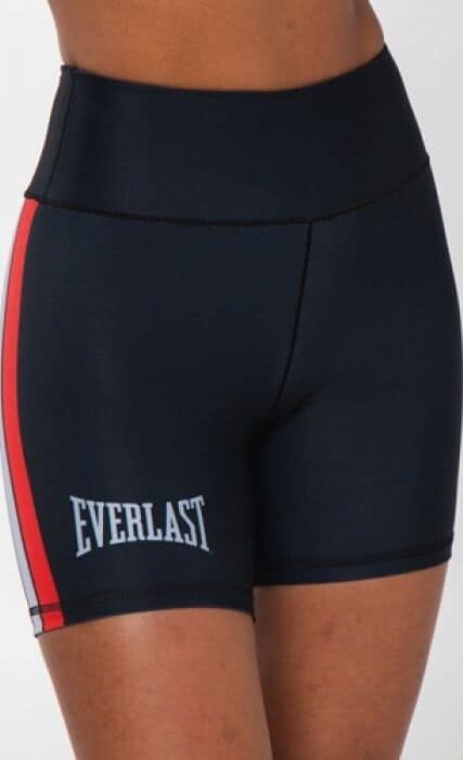 Everlast Womens Training Short with Swipe black front